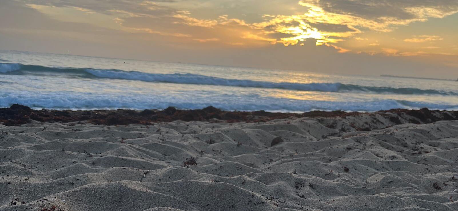 Sunrise on Ocean Park Beach, Condado, Puerto Rico
